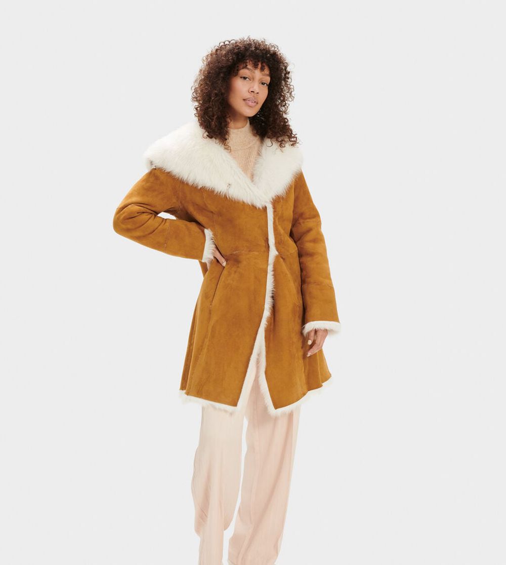 Ugg Coats Canada - Ugg Women's Toscana Shearling Brown